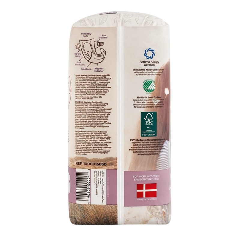 Bambo Nature Dream Diapers - Size 4 (7-18 kgs) M 30s | Made In Denmark