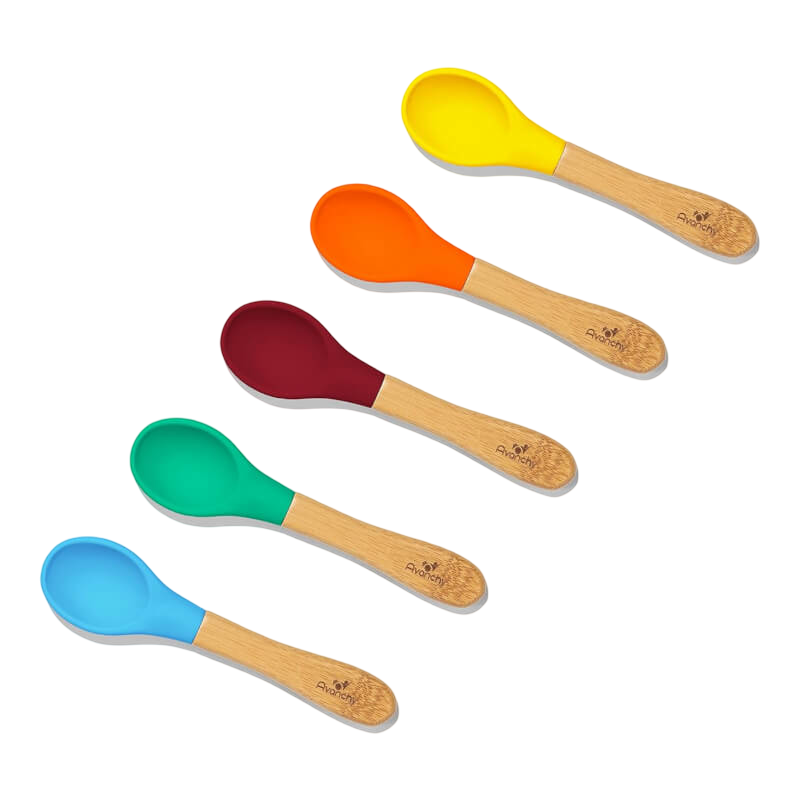 Avanchy Bamboo Baby Spoons 5pc (6m+)