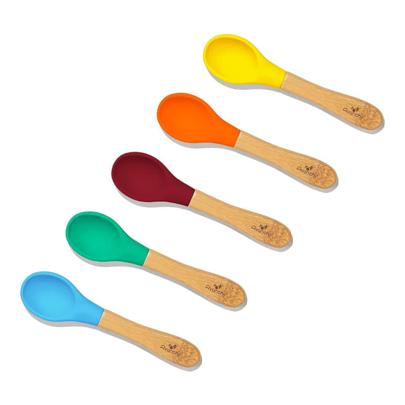 Avanchy Bamboo Baby Spoons 5pc (6m+)