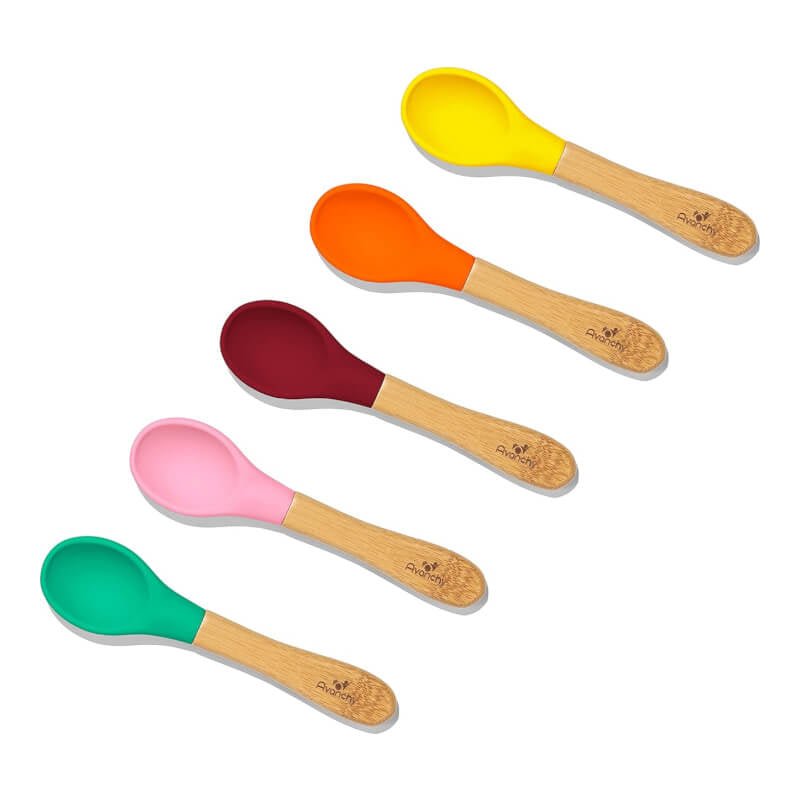 Avanchy Bamboo Baby Spoons 5pc (6m+)