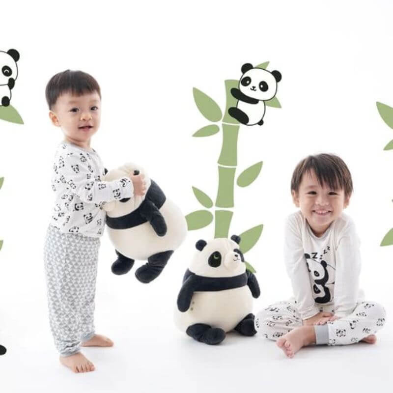 NotTooBig Bamboo Long Sleeves Pyjamas Sets (2 Sets) Panda