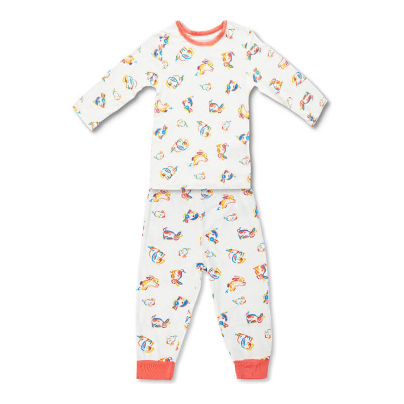 NotTooBig Bamboo Pyjamas 2-Pack - Bunny