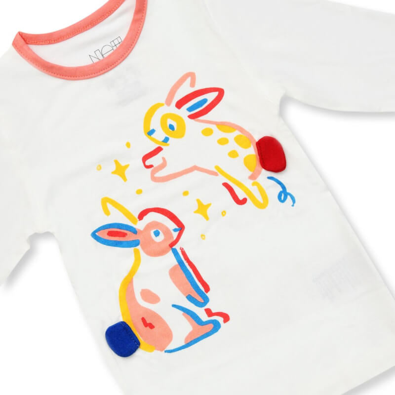 NotTooBig Bamboo Pyjamas 2-Pack - Bunny
