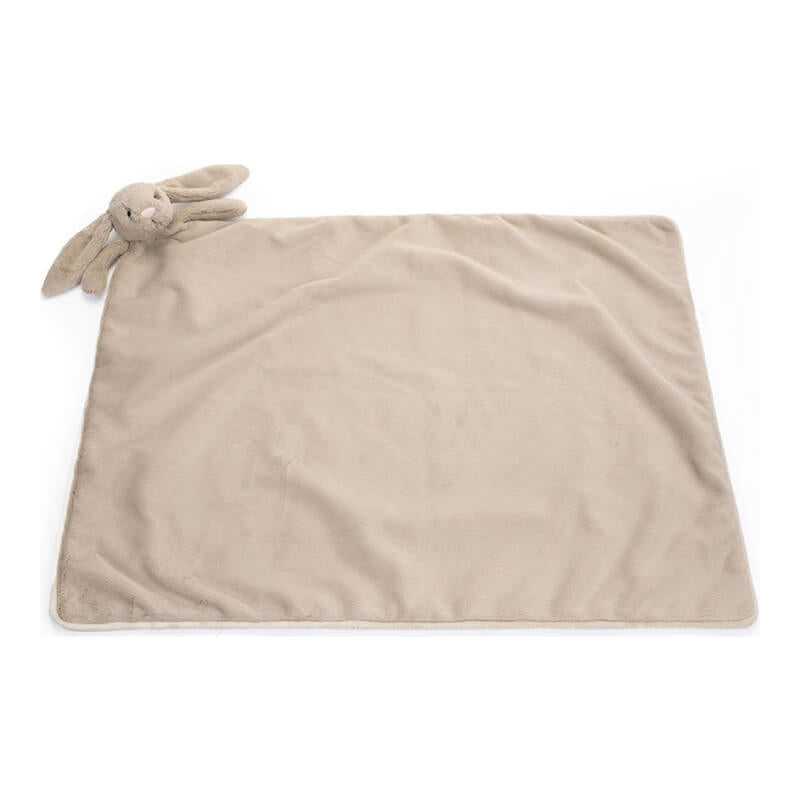 Jellycat Bashful Beige Bunny Blankie 56cm x 70cm x 9cm