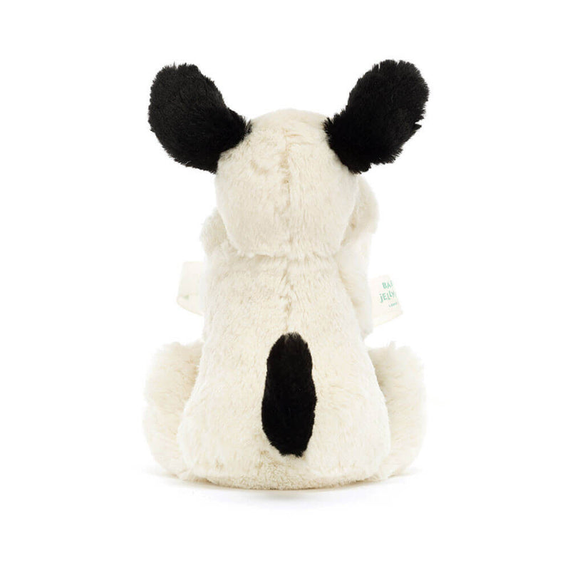 Jellycat Bashful 黑白相間幼犬安撫玩具 15公分 x 34公分 x 34厘米