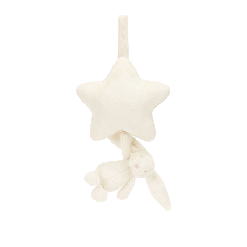 Jellycat 害羞兔奶油色編織音樂玩具 30厘米