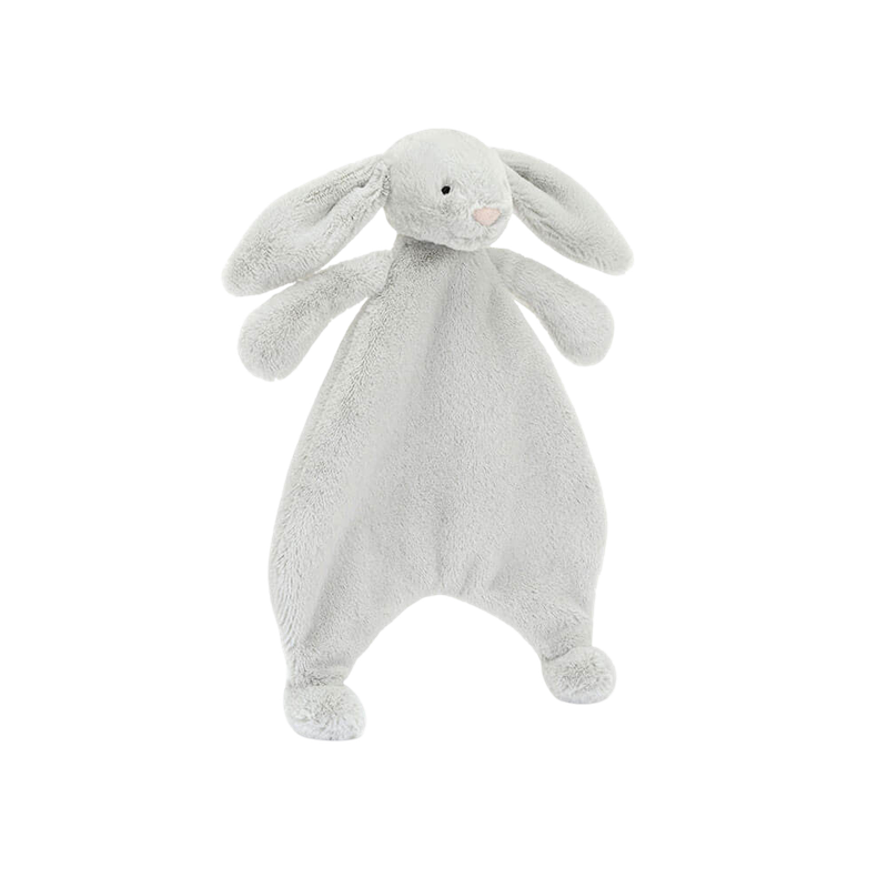 Jellycat Bashful Silver Bunny Comforter 27cm x 20cm x 7cm Jellycat