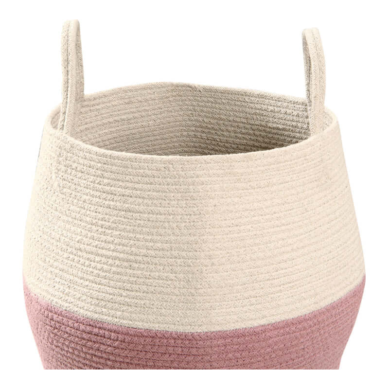 Lorena Canals Basket Zoco Ash Rose-Natural 35x√ò30cm