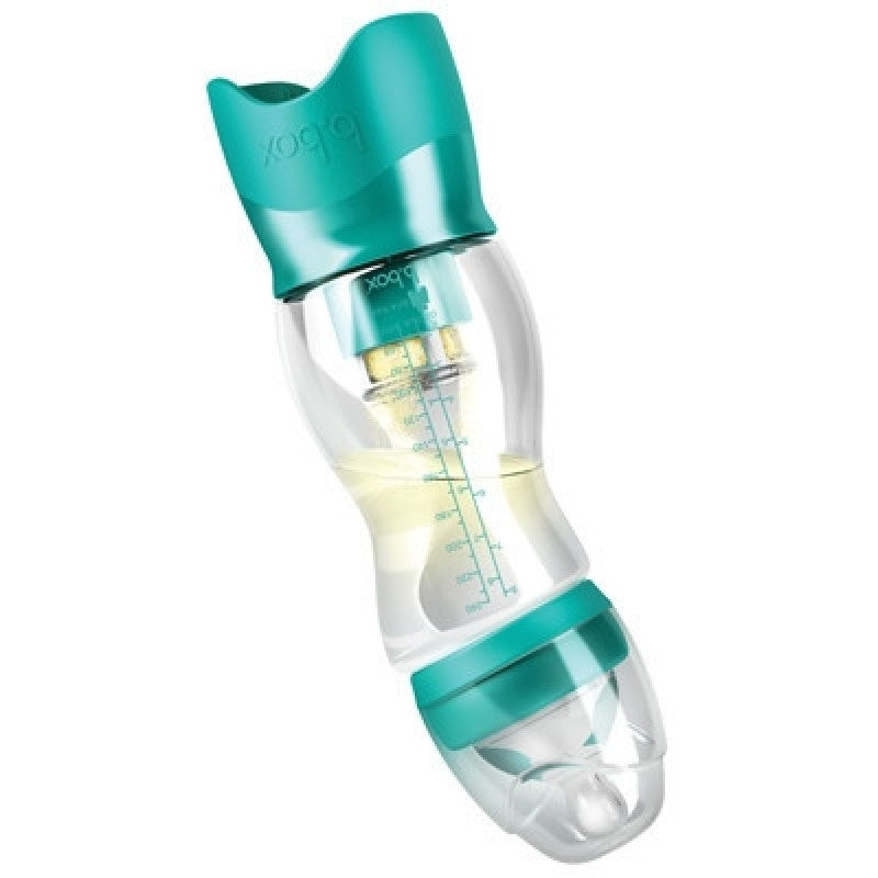 b.box Bottle + Dispenser - Aqua Groove