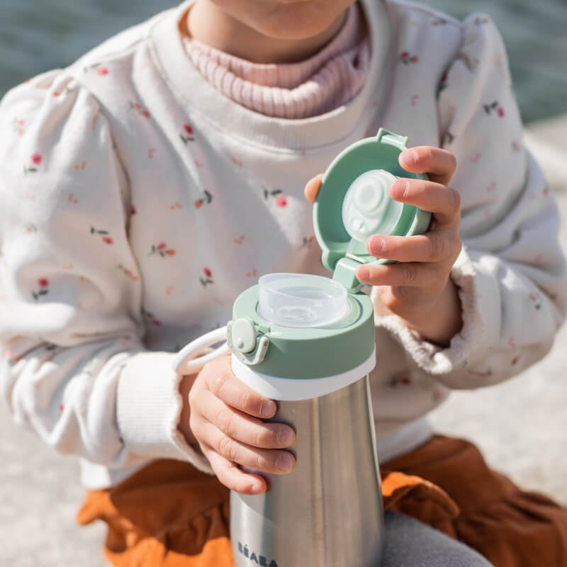 Beaba Stainless Steel Spout Bottle 350ml Beaba