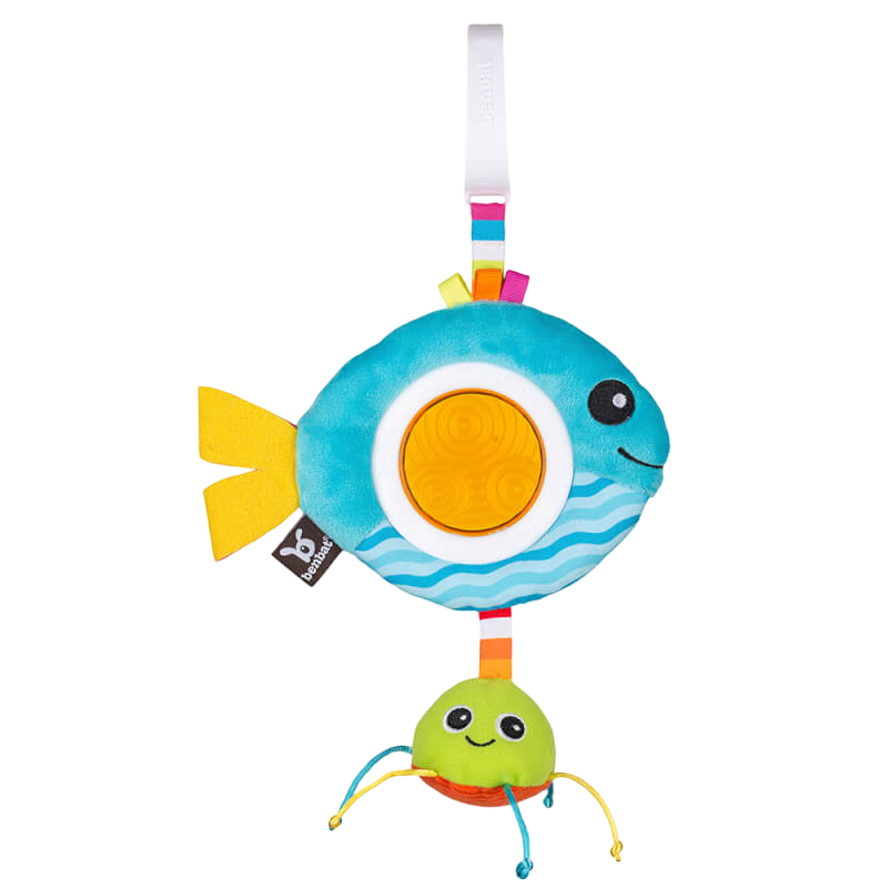 BenBat Dazzle Friends 搖鈴玩具 - 魚