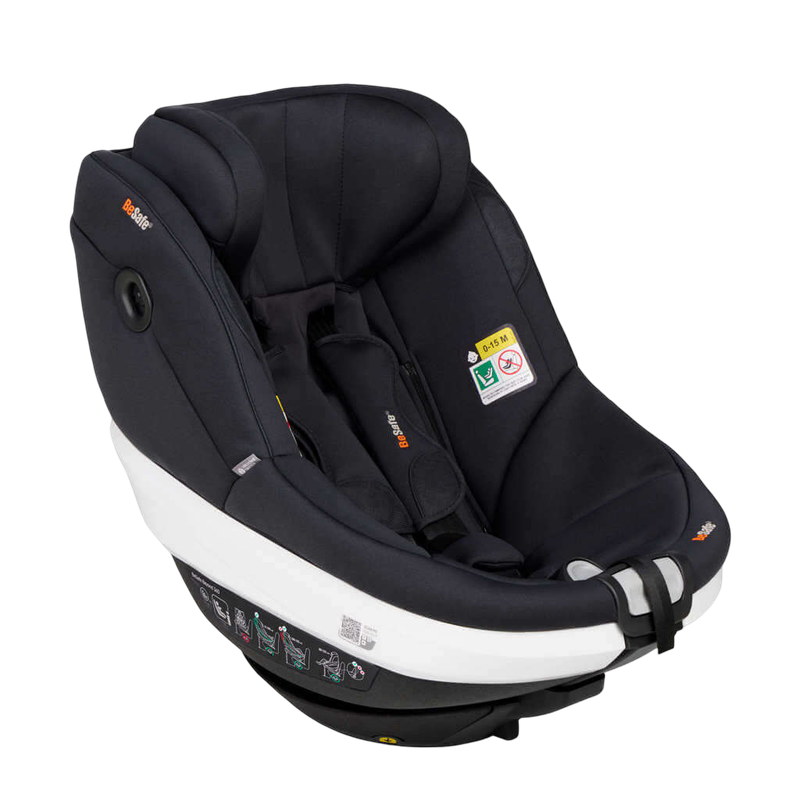 BeSafe Beyond 360 Car seat - Black Soft Breeze Fabric (Requires Base)