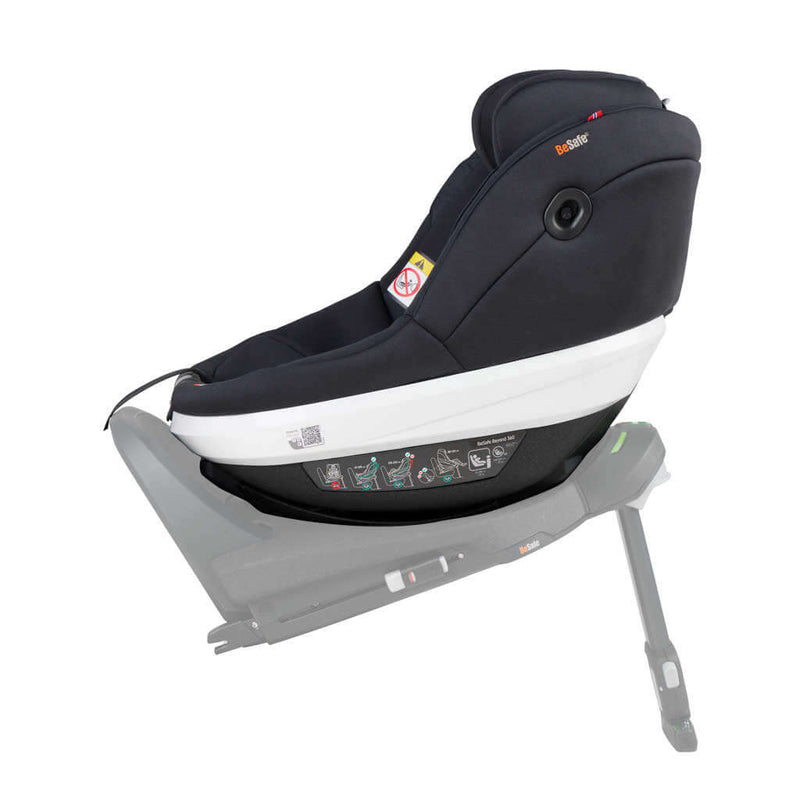 BeSafe Beyond 360 Car seat - Black Soft Breeze Fabric (Requires Base)