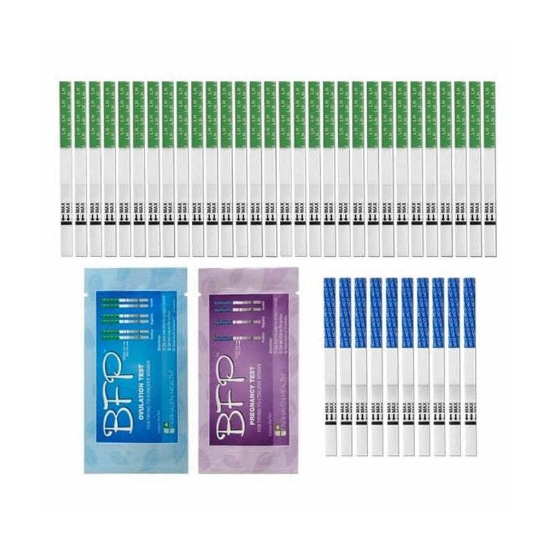 Fairhaven Health BFP® Ovulation & Pregnancy Test Strips 40 Ovulation & 10 Pregnancy Tests