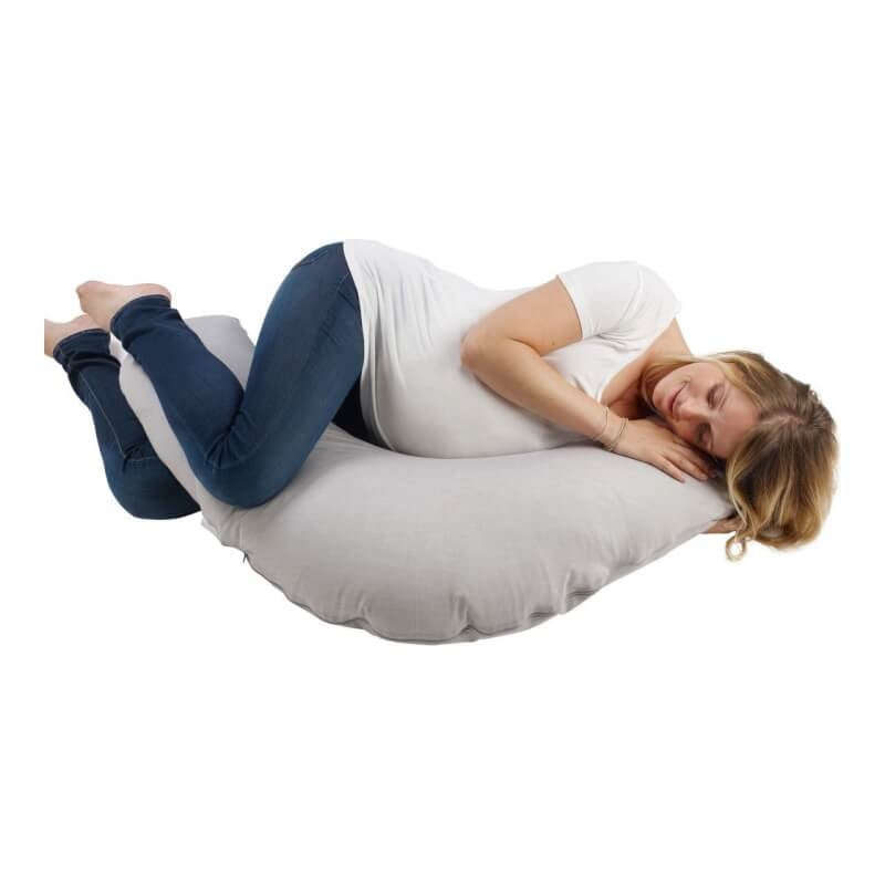 Red Castle | Cocoonababy Big Flopsy Maternity and Nursing Pillow - Fleur de Coton, Chalk Pink