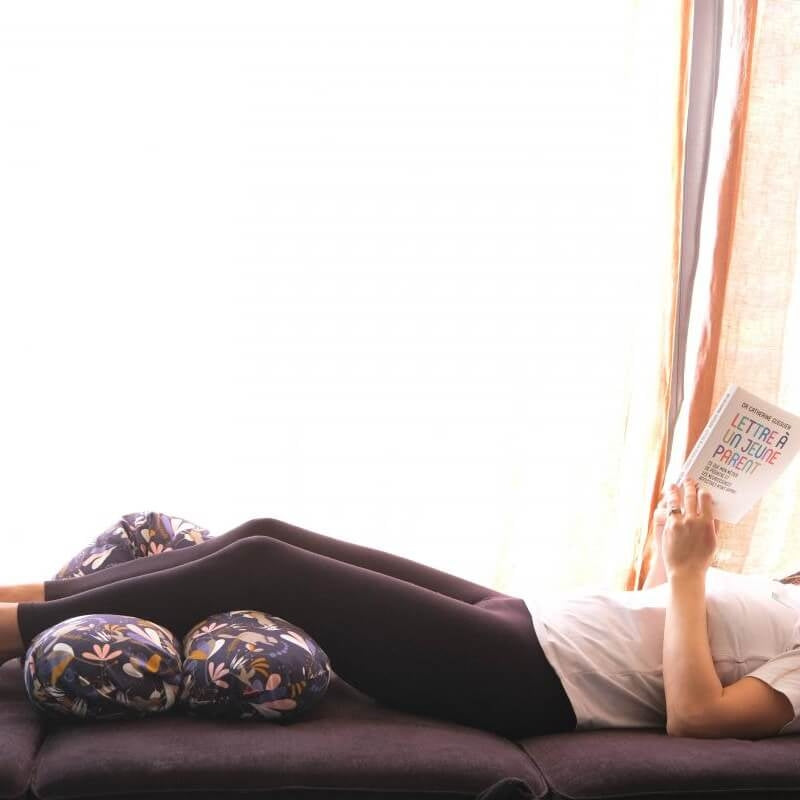 紅堡 | Cocoonababy 大號 Flopsy 孕婦哺乳枕 - Jersey Lorena