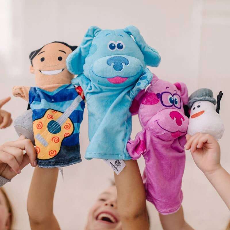Melissa & Doug 藍色線索與你!手偶和指偶