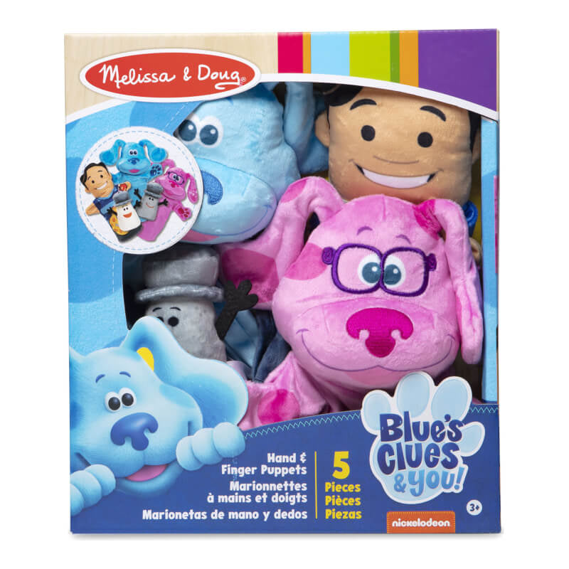 Melissa & Doug 藍色線索與你!手偶和指偶