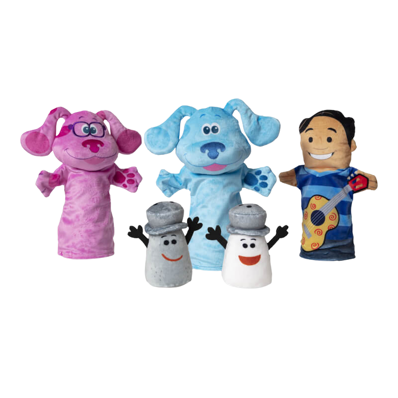 Melissa & Doug 藍色線索與你!手偶和指偶