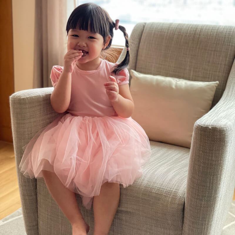 Cotton Pigs Blush Mini Tutu Dress