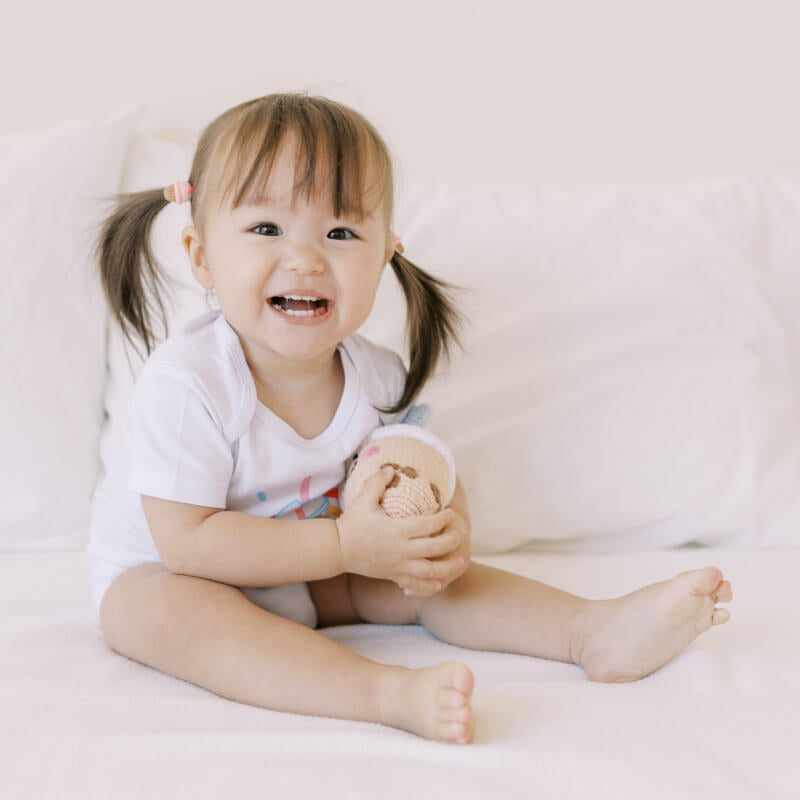 The Wee Bean Boba Tea Fair-Trade Rattle Doll