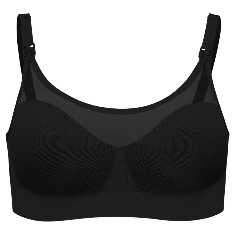Bravado Designs Body Silk Seamless Sheer Nursing Bra - Black - Large