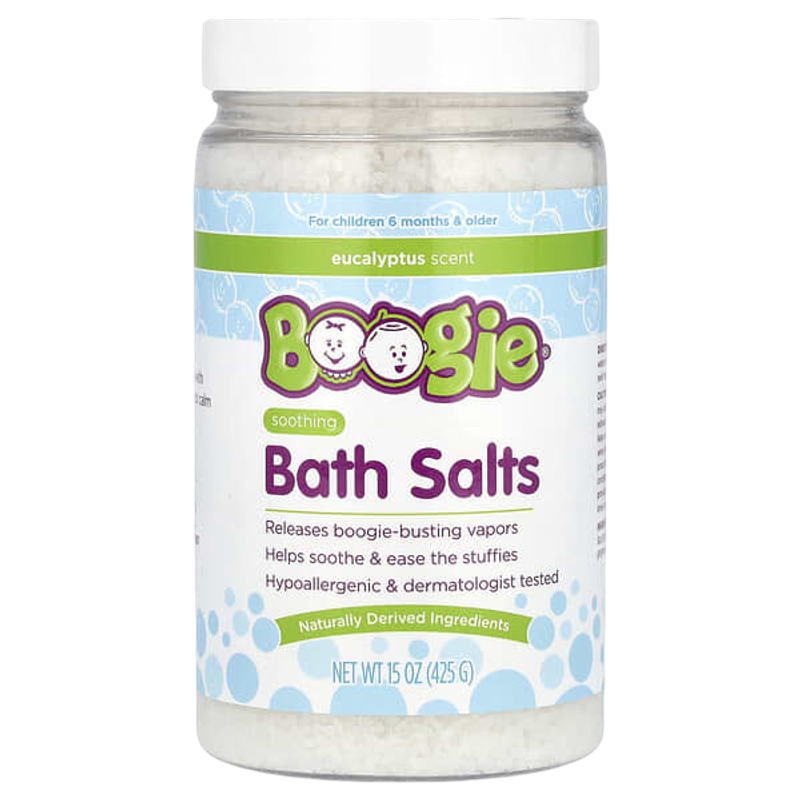 Boogie Wipes Soothing Bath Salts Eucalyptus 425g