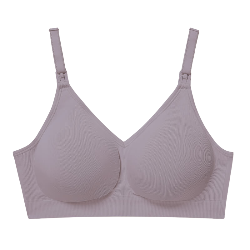 Bravado Designs Body Silk Seamless Sustainable Nursing Bra - Grey Orchid - X-Large