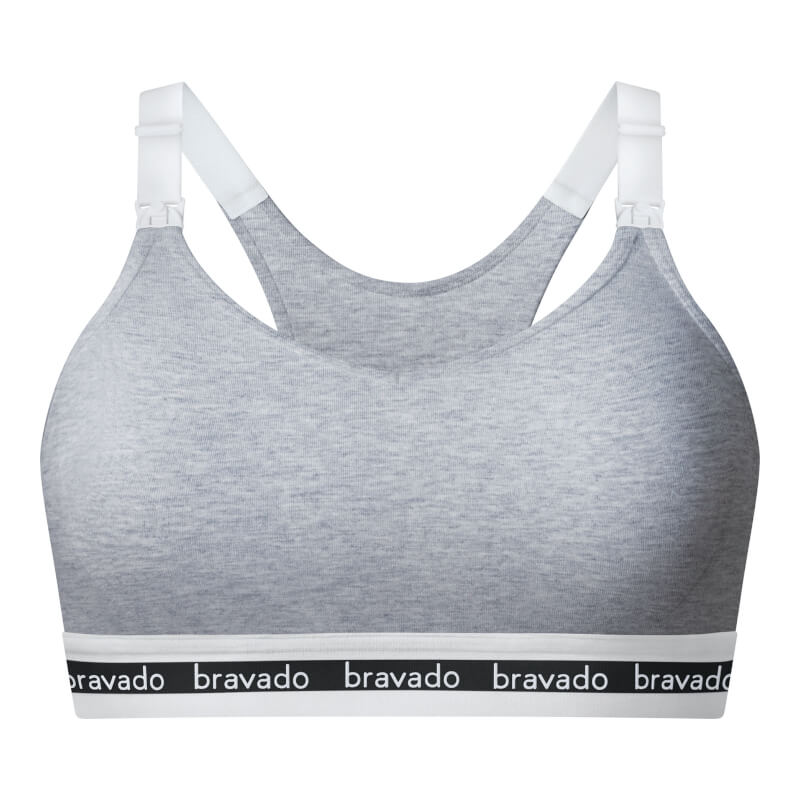 Bravado Designs Original Full Cup Nursing Bra - Sustainable - Dove Heather - Large