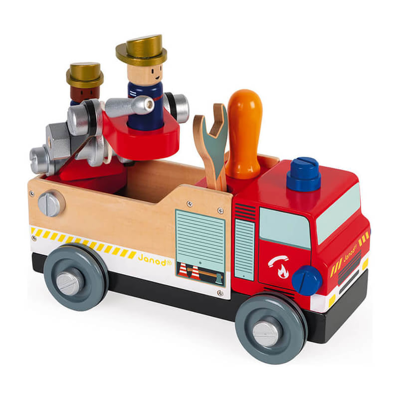 Janod Brico'Kids DIY Fire Engine
