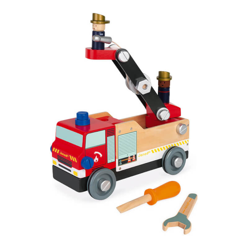 Janod Brico'Kids DIY Fire Engine