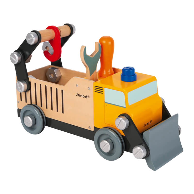Janod Brico'Kids DIY Wooden Builders Truck 30cm