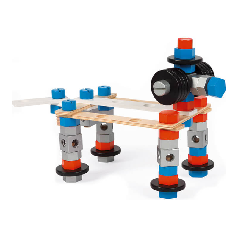 Janod Brico'Kids DIY Barrel - 100 Pieces