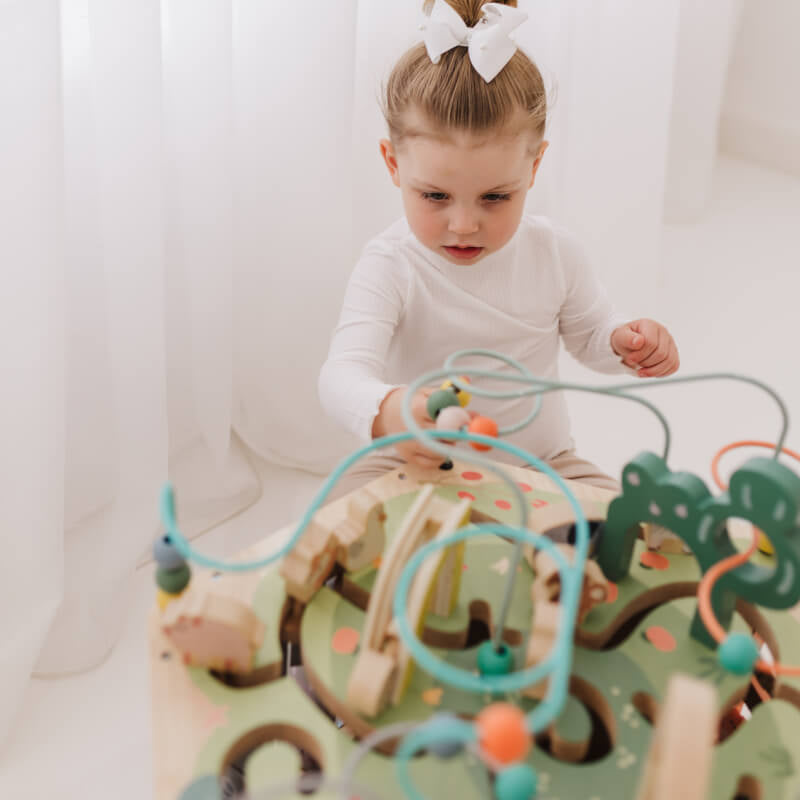 Bubble 7 in 1 Large Wooden Activity Center