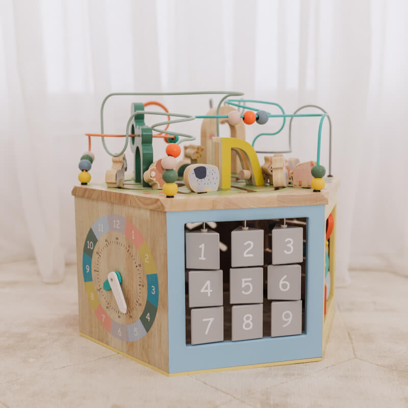 Bubble 7 in 1 Large Wooden Activity Center
