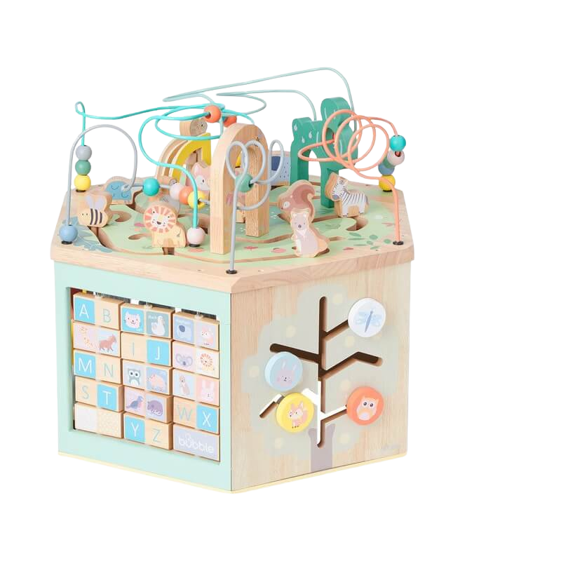 Bubble 7 in 1 Large Wooden Activity Center