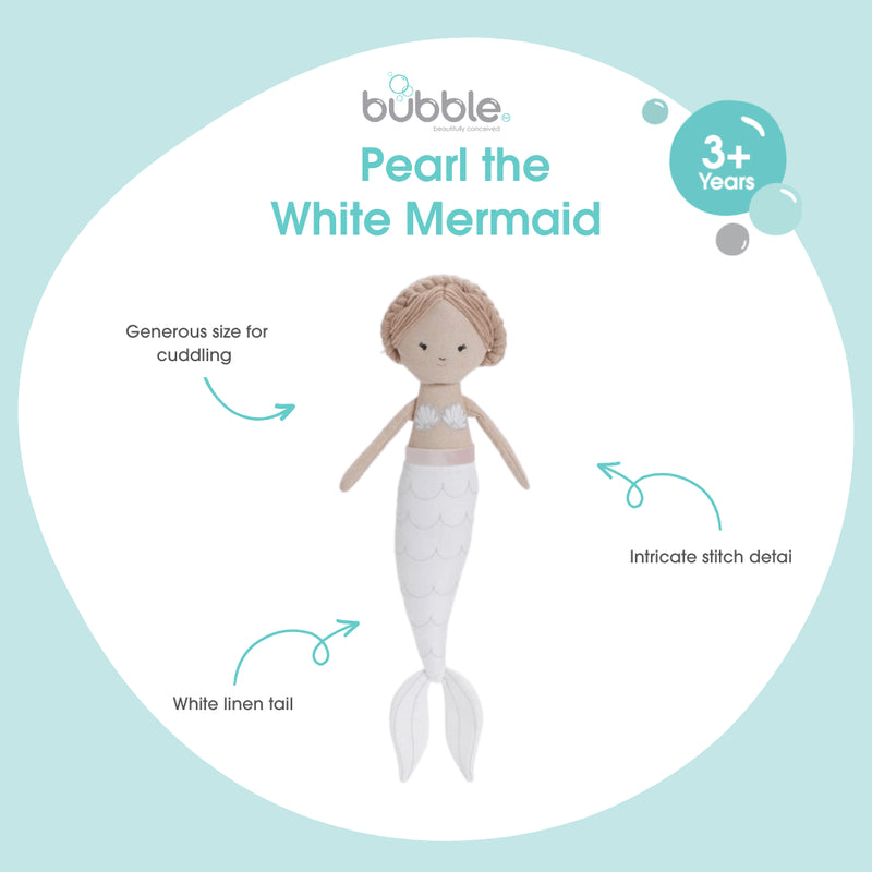 Bubble Plush Toy - Pearl the Mermaid