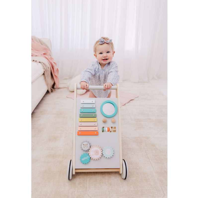 Bubble Wooden Activity Play Walker