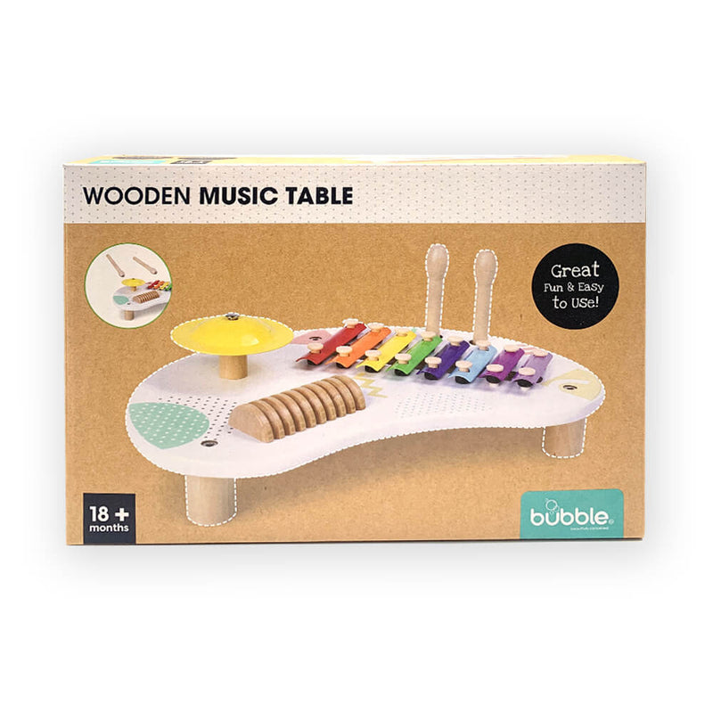 Bubble Wooden Music Table