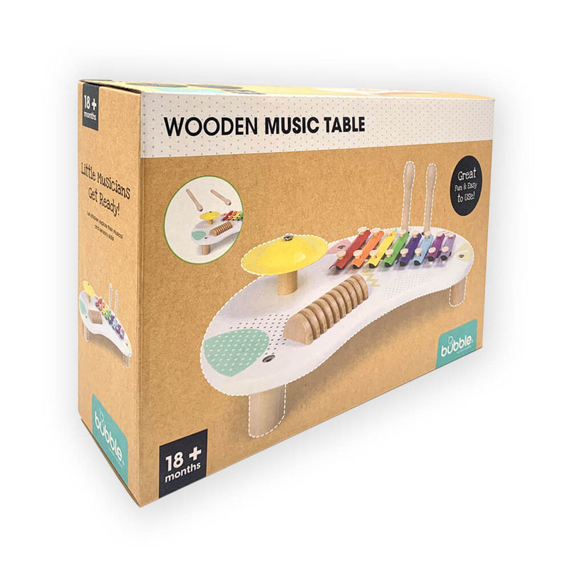 Bubble Wooden Music Table
