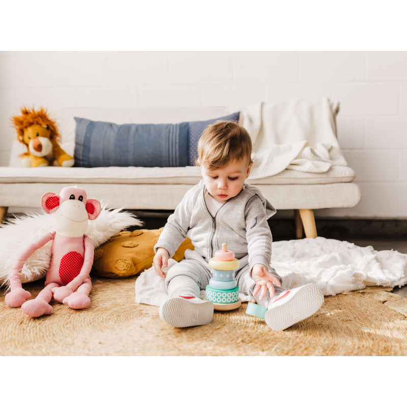 泡泡木製疊疊圈