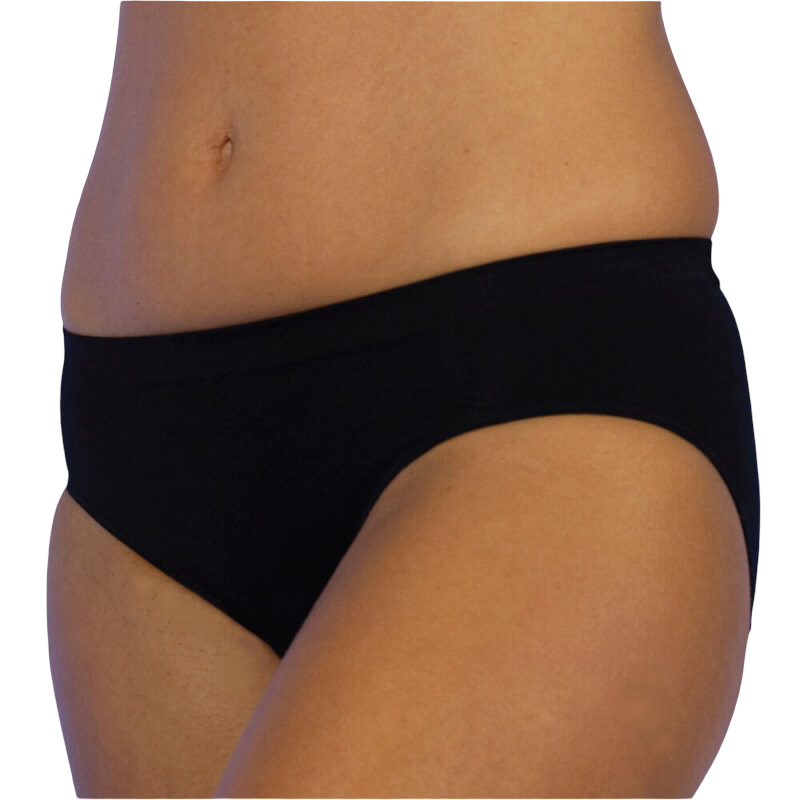 UpSpring C-Panty C-Section Recovery Underwear - Classic Waist - Black