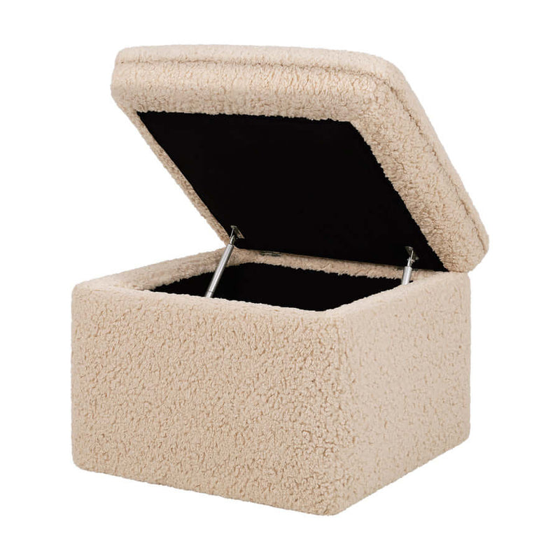 Babyletto Cali Storage Ottoman - Chai Shearling