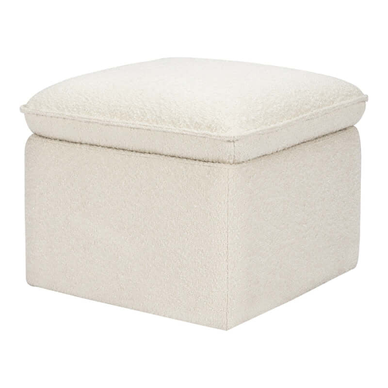 Babyletto Cali Storage Ottoman - Ivory Boucle