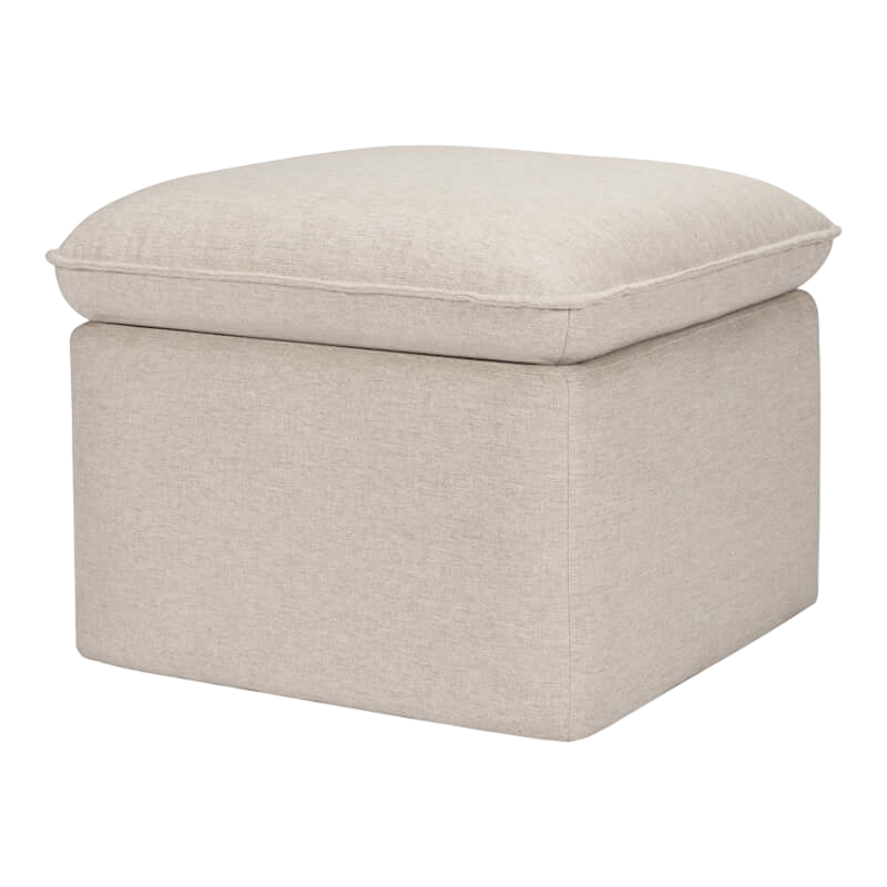 Babyletto Cali Storage Ottoman - Performance Beach Eco-Weave