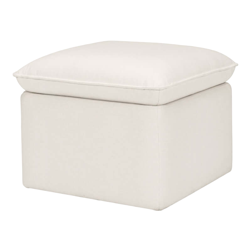 Babyletto Cali Storage Ottoman - Performance Cream Eco-Weave