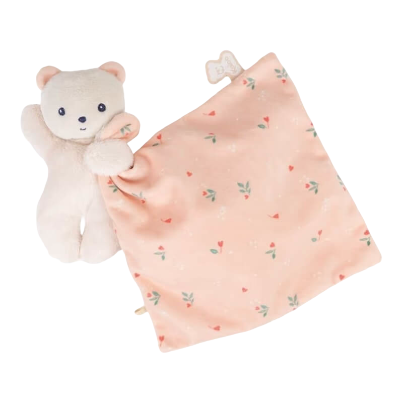 Kaloo Carré Douceur Doudou Bear Leaves of Love 14cm