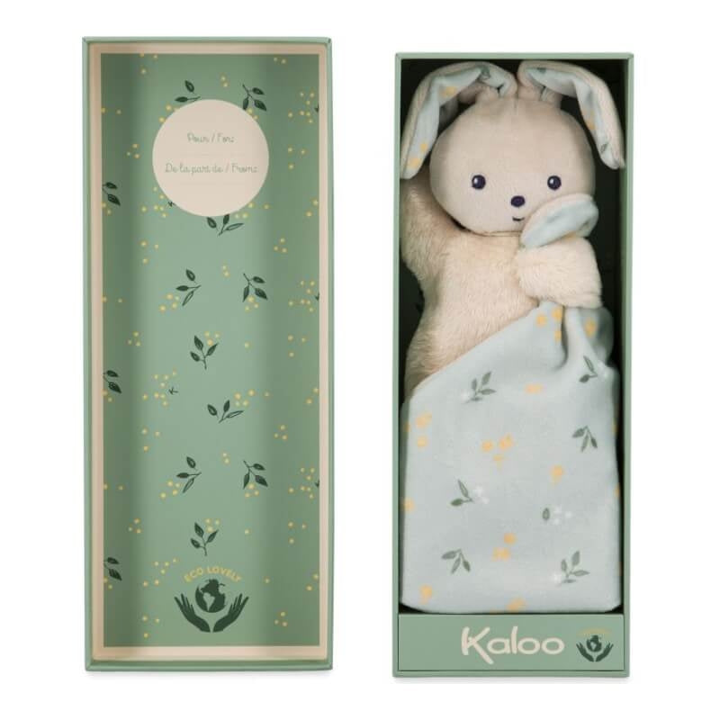 Kaloo Carré Douceur Doudou 兔柑橘花束 14 厘米