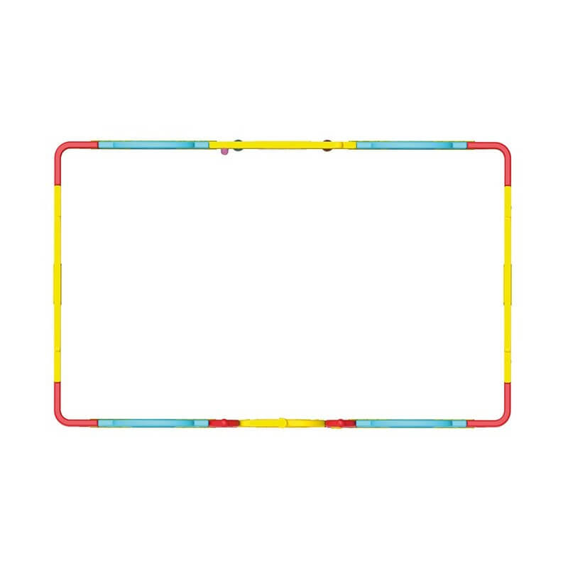 Dwinguler Castle Kids Playpen - Rainbow 240 x 150cm