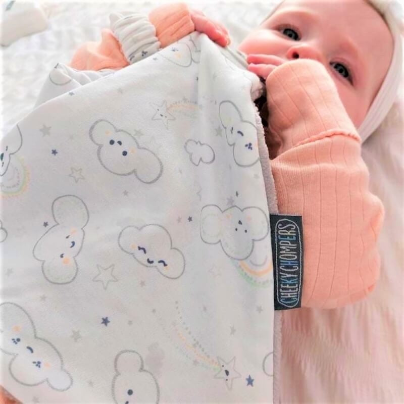 Cheeky Chompers Comfortchew Baby Comforter with Teether - Every Cloud